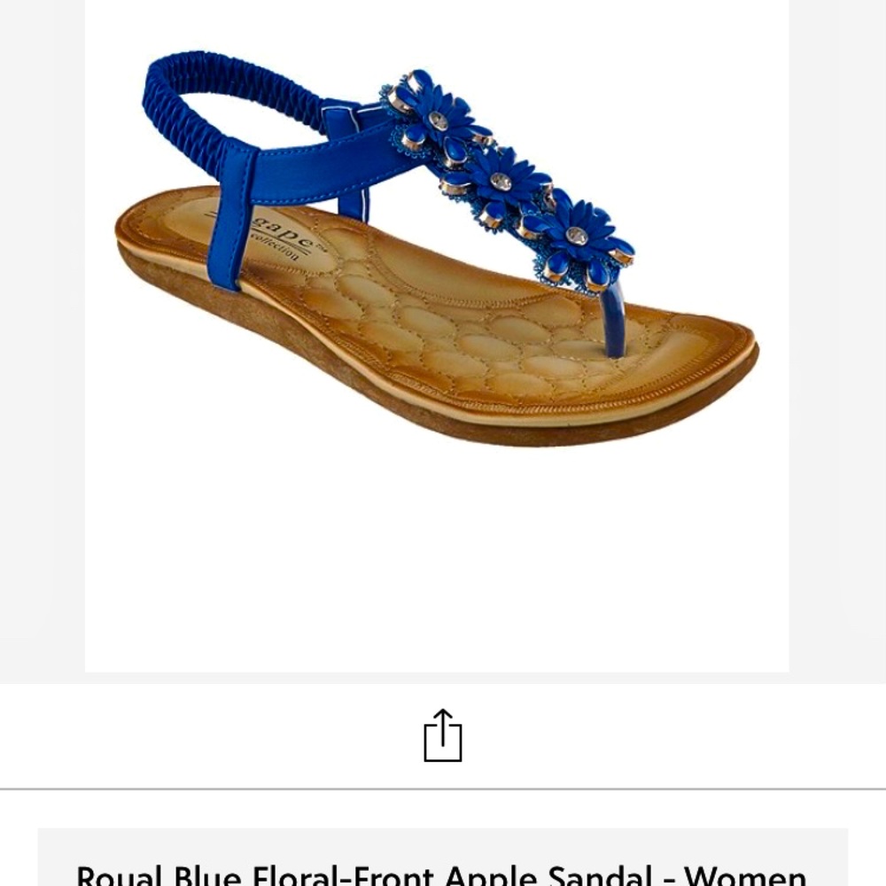 Women’s blue sandals